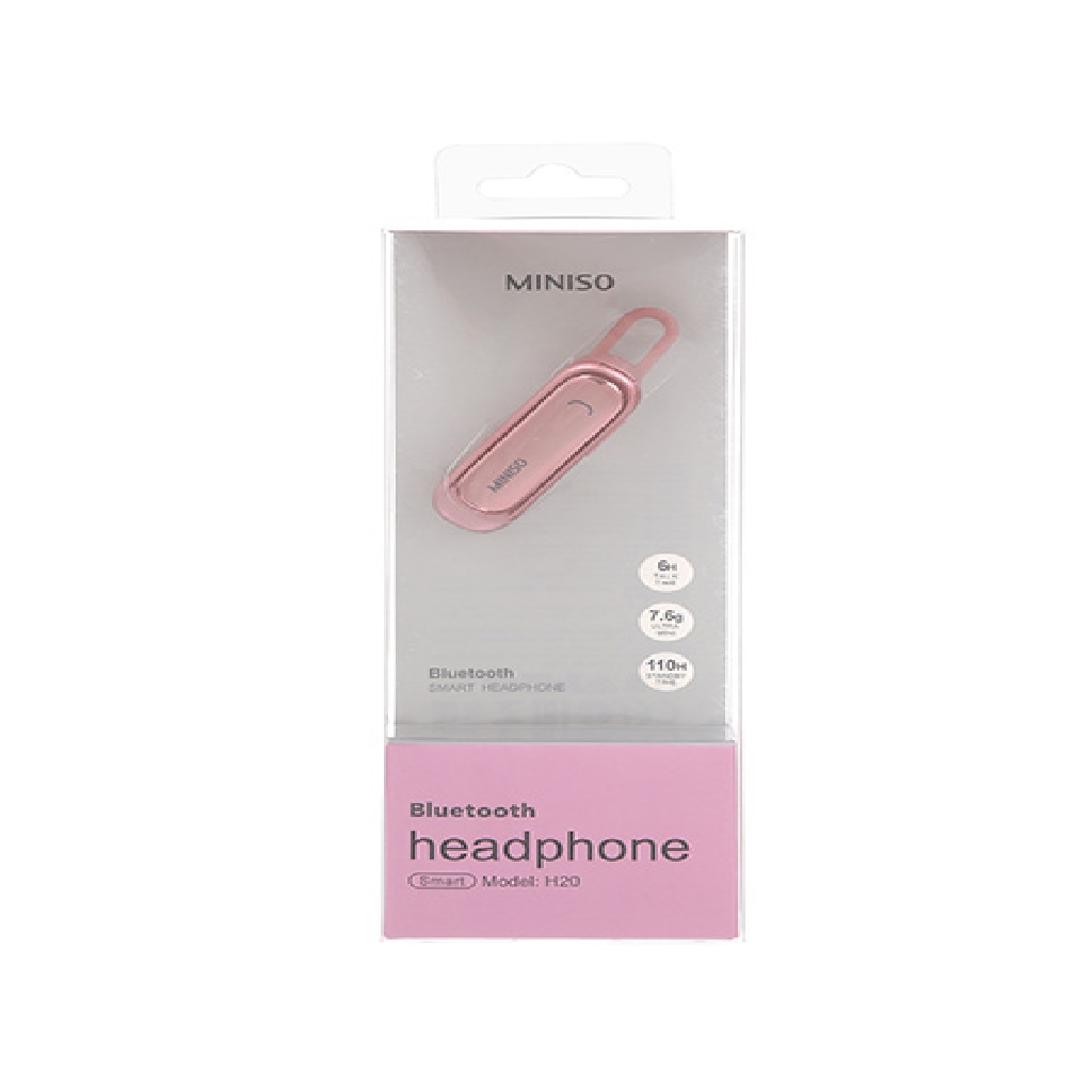 Audífono Bluetooth Inteligente Modelo:H20 (Oro Rosa)