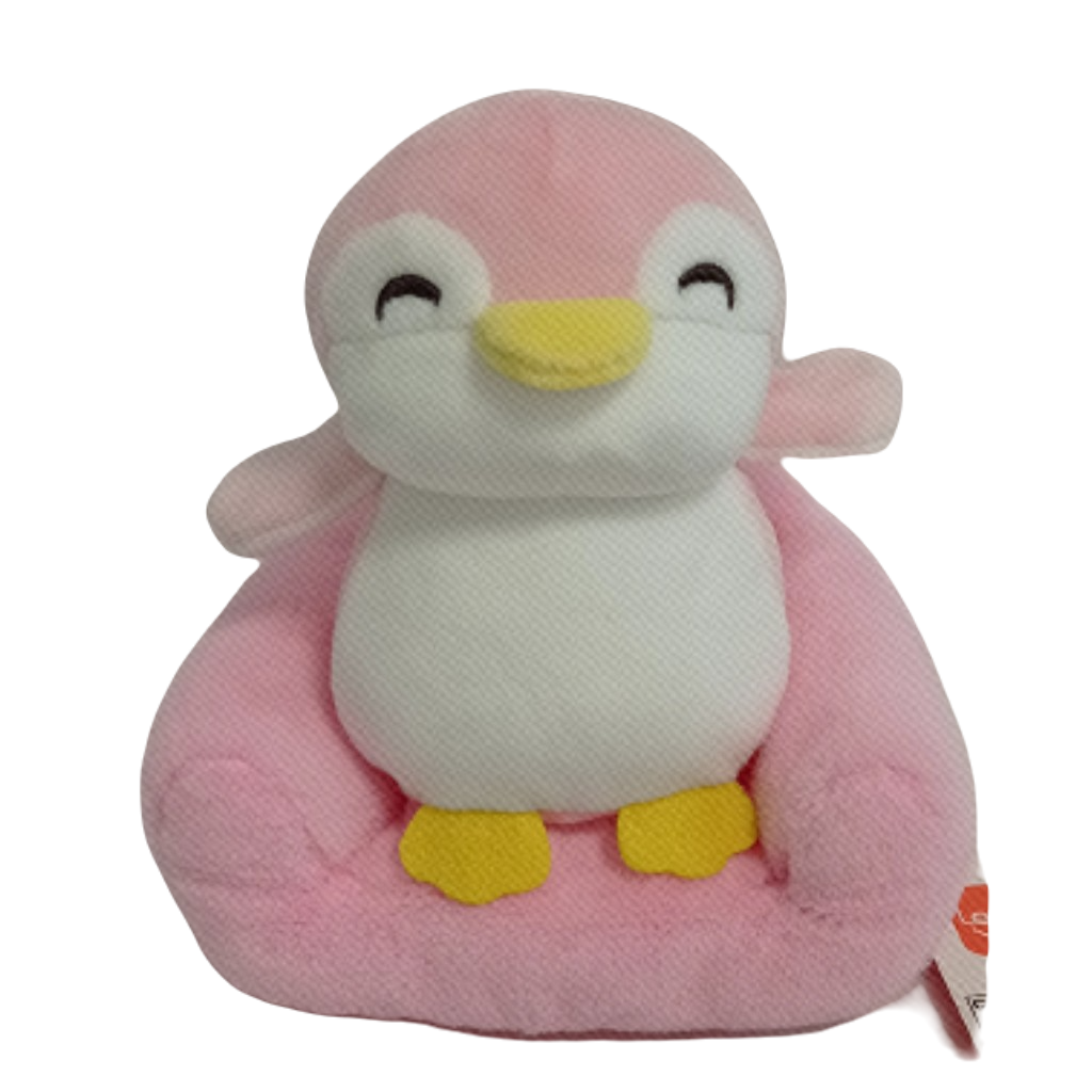 Peluche de Pingüino Sofá (Rosado)