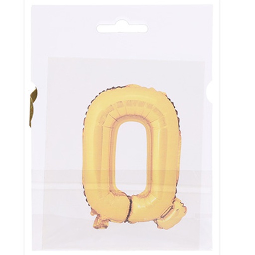 [6941501522001] Globo Dorado en forma de letra Q