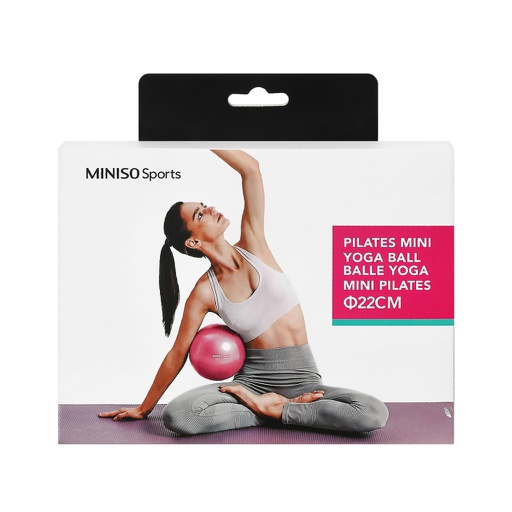 [6941447581513] Mini Pelota para Yoga/Pilates (Rosada,22cm)