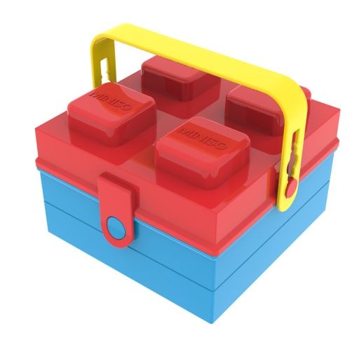 [6931798887075] Caja Bento estilo de Lego