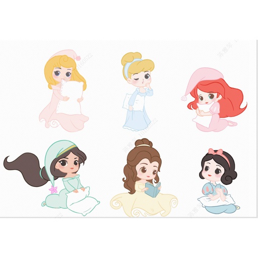 [6936735307302] Caja Ciega Princesas de Disney  (Bolso Pijama)