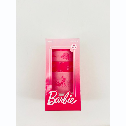 [6942083563666] Barbie - Set de Cintas Adhesivas (5 rollos)
